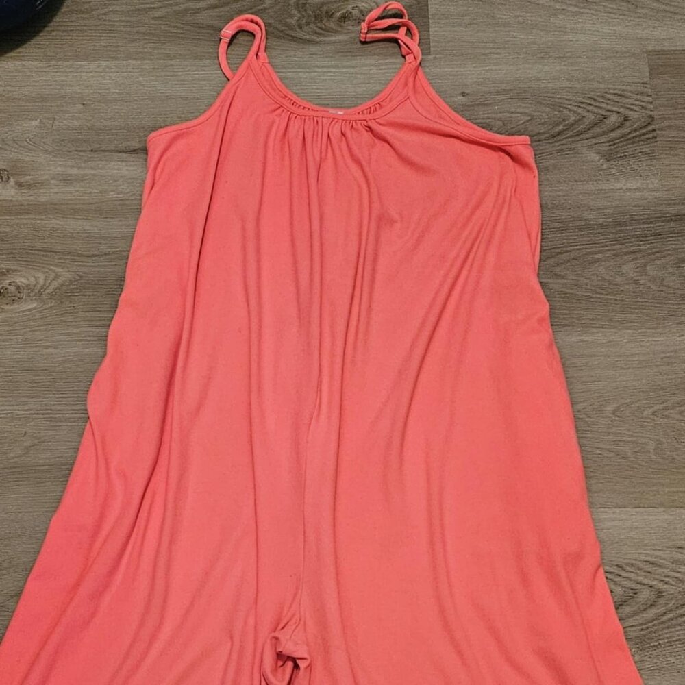 Bright Pink Romper, Jumper, Size Small, Oversized